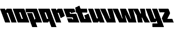 StatenSans UltraReverse Instance Font LOWERCASE