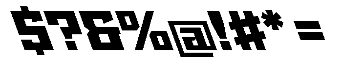 StatenSans WideBlackReverse Instance Font OTHER CHARS