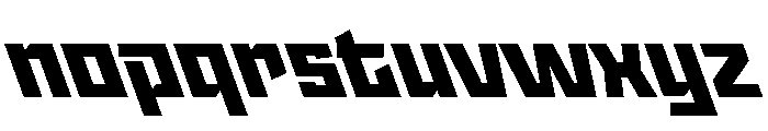 StatenSans WideBlackReverse Instance Font LOWERCASE