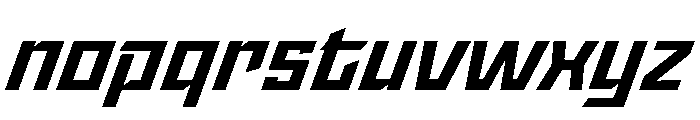StatenSans WideBoldOblique Instance Font LOWERCASE