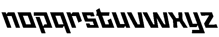 StatenSans WideBoldReverse Instance Font LOWERCASE