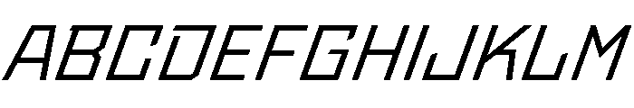 StatenSans WideBookOblique Instance Font UPPERCASE