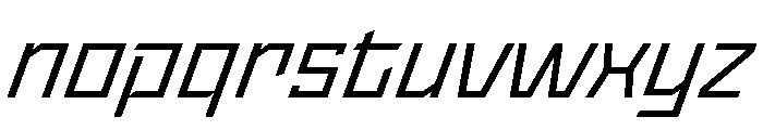 StatenSans WideBookOblique Instance Font LOWERCASE