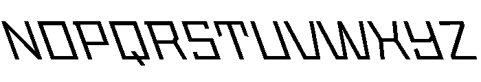 StatenSans WideBookReverse Instance Font UPPERCASE