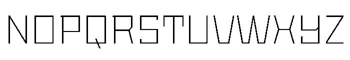 StatenSans WideExtraLight Instance Font UPPERCASE