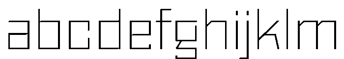StatenSans WideExtraLight Instance FONT