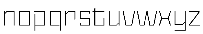 StatenSans WideExtraLight Instance Font LOWERCASE
