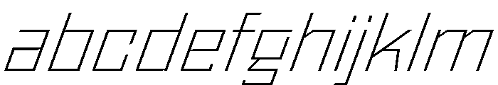 StatenSans WideExtraLightOblique Instance FONT
