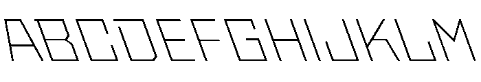 StatenSans WideExtraLightReverse Instance Font UPPERCASE