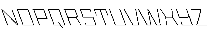 StatenSans WideExtraLightReverse Instance Font UPPERCASE