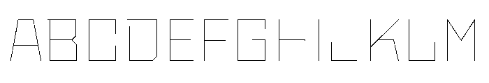 StatenSans WideHairline Instance Font UPPERCASE