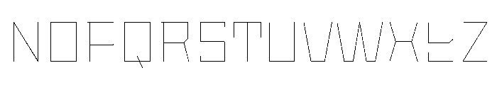 StatenSans WideHairline Instance Font UPPERCASE