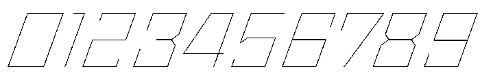 StatenSans WideHairlineOblique Instance Font OTHER CHARS