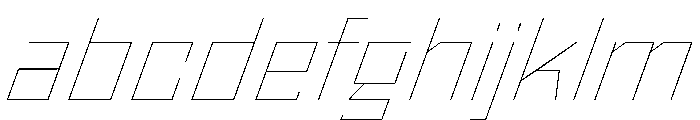 StatenSans WideHairlineOblique Instance FONT