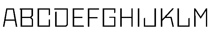 StatenSans WideLight Instance Font UPPERCASE