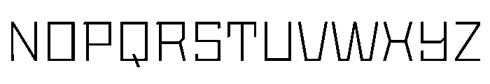 StatenSans WideLight Instance Font UPPERCASE