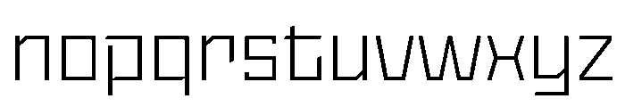 StatenSans WideLight Instance Font LOWERCASE