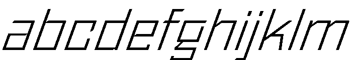 StatenSans WideLightOblique Instance FONT
