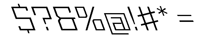 StatenSans WideLightReverse Instance Font OTHER CHARS