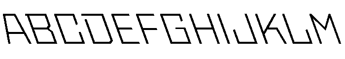 StatenSans WideLightReverse Instance Font UPPERCASE