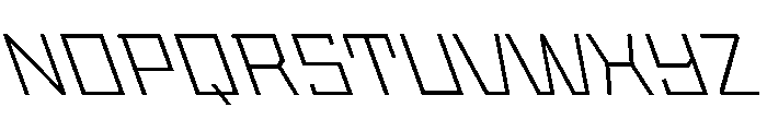 StatenSans WideLightReverse Instance Font UPPERCASE