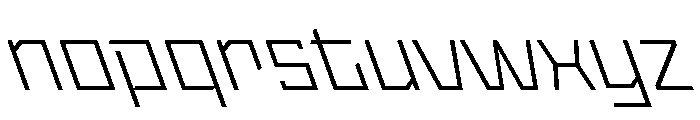 StatenSans WideLightReverse Instance Font LOWERCASE