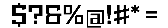 StatenSans WideSemibold Instance Font OTHER CHARS