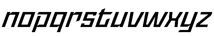 StatenSans WideSemiboldOblique Instance Font LOWERCASE