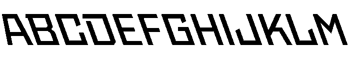 StatenSans WideSemiboldReverse Instance Font UPPERCASE