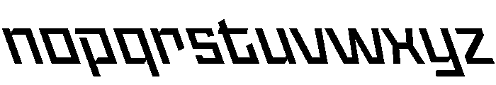 StatenSans WideSemiboldReverse Instance Font LOWERCASE