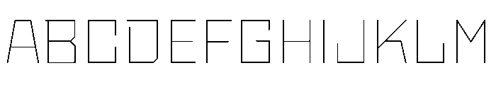 StatenSans WideThin Instance Font UPPERCASE