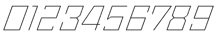 StatenSans WideThinOblique Instance Font OTHER CHARS