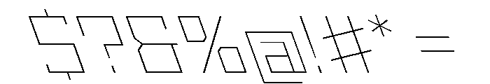 StatenSans WideThinReverse Instance Font OTHER CHARS