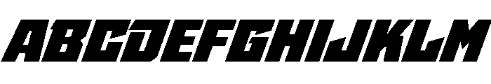 StatenSans WideUltraOblique Instance Font UPPERCASE