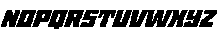 StatenSans WideUltraOblique Instance Font UPPERCASE