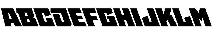 StatenSans WideUltraReverse Instance Font UPPERCASE