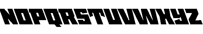 StatenSans WideUltraReverse Instance Font UPPERCASE