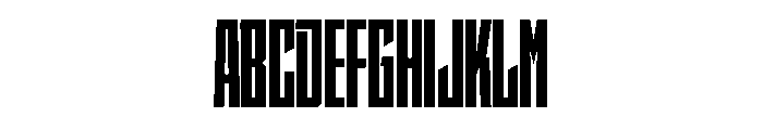 StatenSans XCompressedBlack Instance Font UPPERCASE