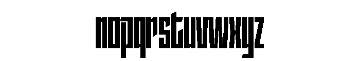 StatenSans XCompressedBlack Instance Font LOWERCASE