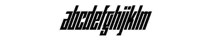 StatenSans XCompressedBlackOblique Instance FONT