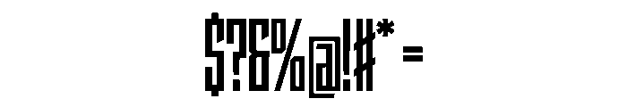 StatenSans XCompressedBold Instance Font OTHER CHARS