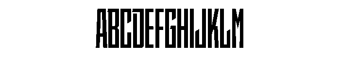 StatenSans XCompressedBold Instance Font UPPERCASE
