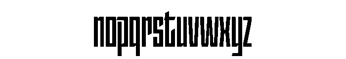 StatenSans XCompressedBold Instance Font LOWERCASE