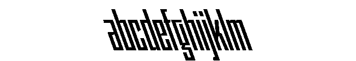 StatenSans XCompressedBoldReverse Instance FONT