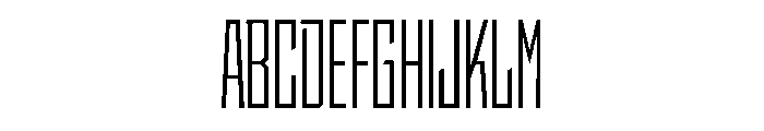 StatenSans XCompressedBook Instance Font UPPERCASE