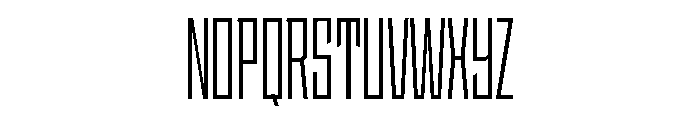 StatenSans XCompressedBook Instance Font UPPERCASE