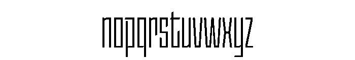 StatenSans XCompressedBook Instance Font LOWERCASE
