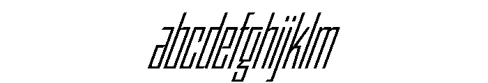 StatenSans XCompressedBookOblique Instance FONT
