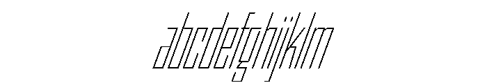 StatenSans XCompressedExtraLightOblique Instance FONT