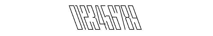 StatenSans XCompressedExtraLightReverse Instance Font OTHER CHARS